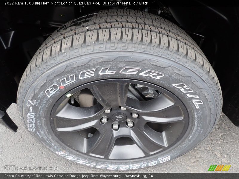 Billet Silver Metallic / Black 2022 Ram 1500 Big Horn Night Edition Quad Cab 4x4