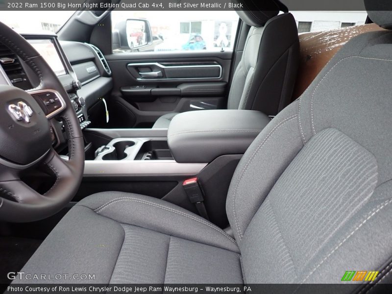 Front Seat of 2022 1500 Big Horn Night Edition Quad Cab 4x4