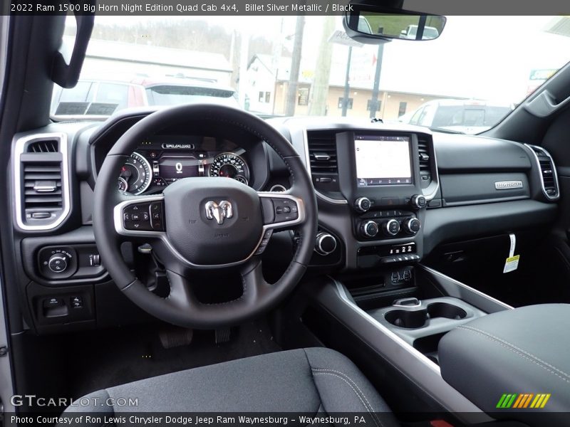  2022 1500 Big Horn Night Edition Quad Cab 4x4 Black Interior
