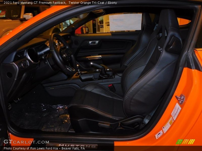 Twister Orange Tri-Coat / Ebony 2021 Ford Mustang GT Premium Fastback