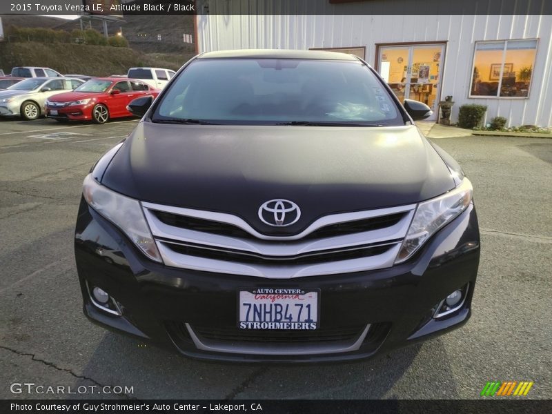 Attitude Black / Black 2015 Toyota Venza LE