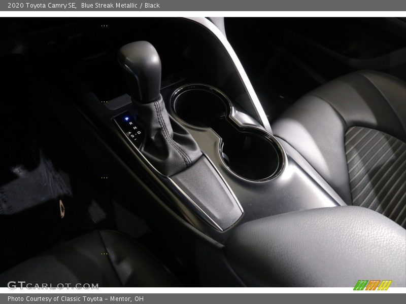 Blue Streak Metallic / Black 2020 Toyota Camry SE