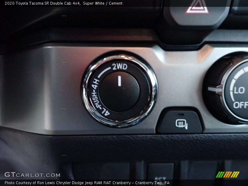 Super White / Cement 2020 Toyota Tacoma SR Double Cab 4x4