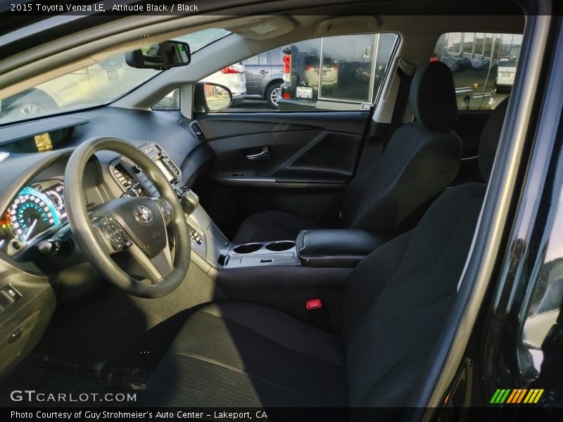 Attitude Black / Black 2015 Toyota Venza LE
