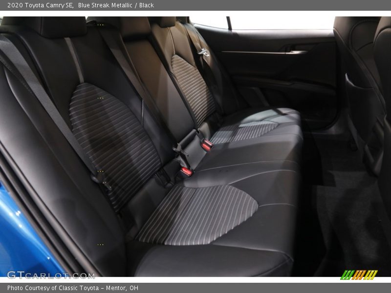 Blue Streak Metallic / Black 2020 Toyota Camry SE