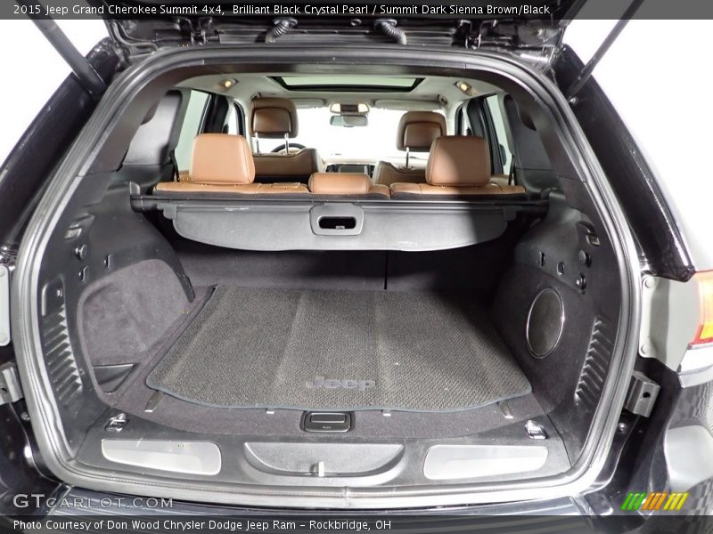 Brilliant Black Crystal Pearl / Summit Dark Sienna Brown/Black 2015 Jeep Grand Cherokee Summit 4x4