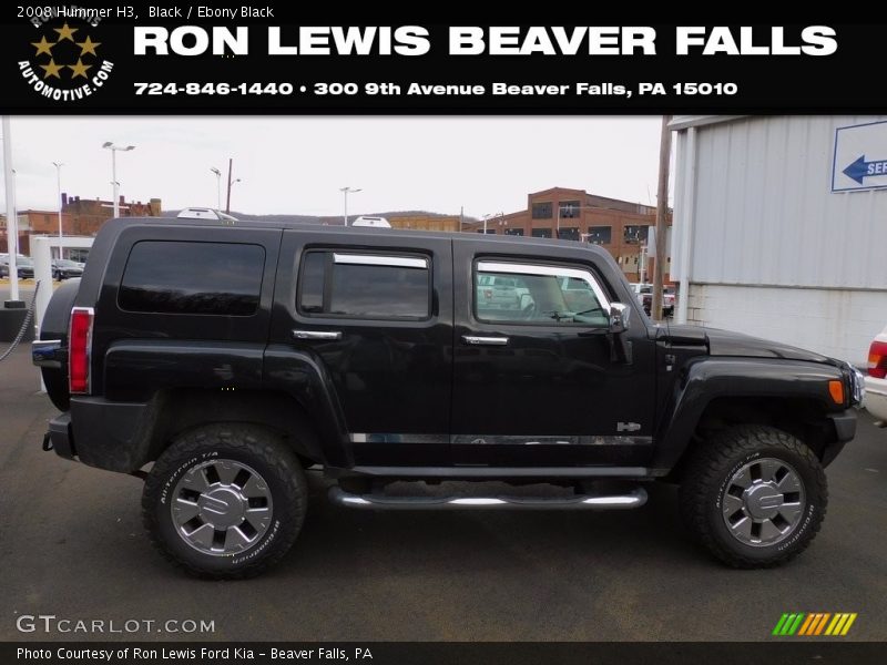 Black / Ebony Black 2008 Hummer H3