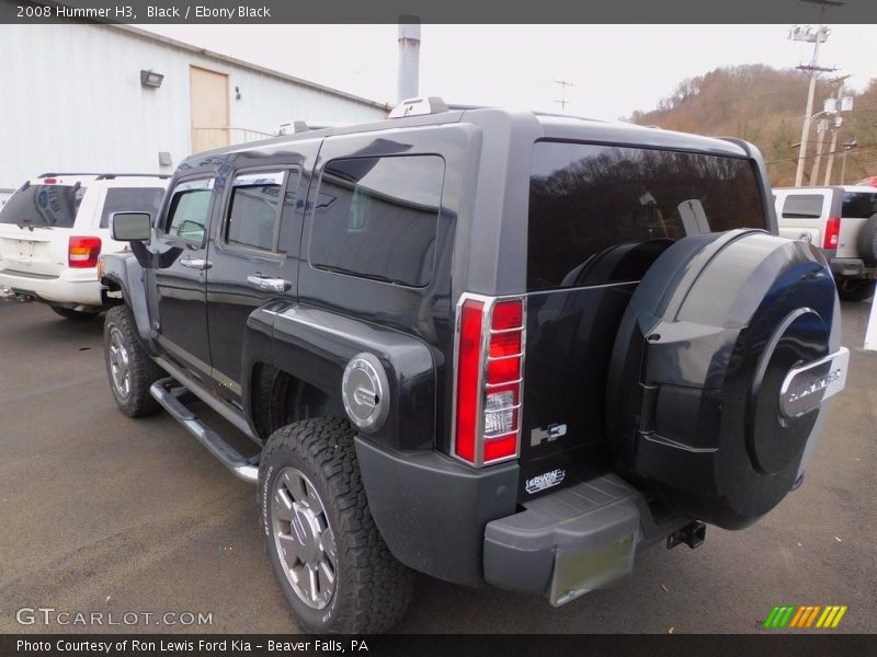 Black / Ebony Black 2008 Hummer H3