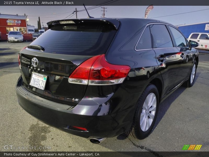 Attitude Black / Black 2015 Toyota Venza LE