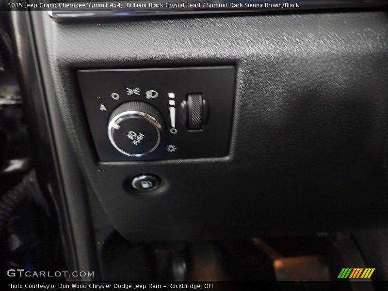 Brilliant Black Crystal Pearl / Summit Dark Sienna Brown/Black 2015 Jeep Grand Cherokee Summit 4x4