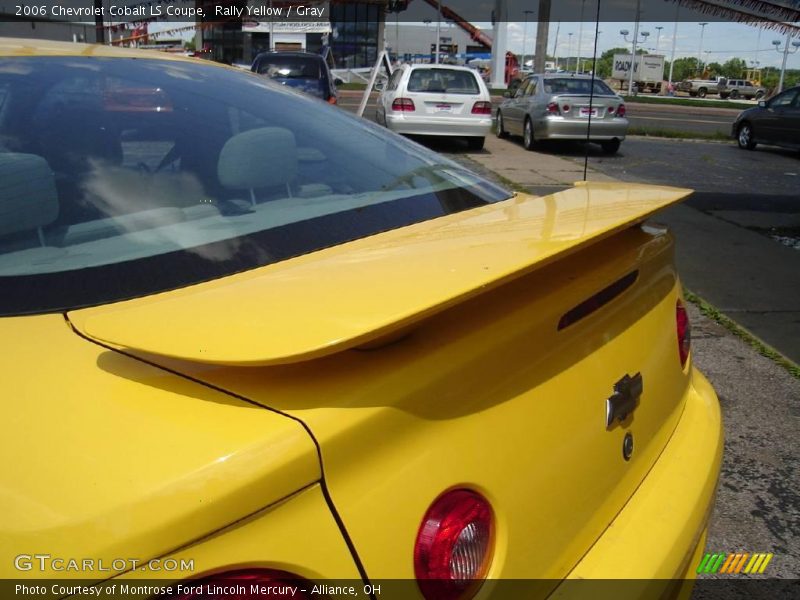 Rally Yellow / Gray 2006 Chevrolet Cobalt LS Coupe