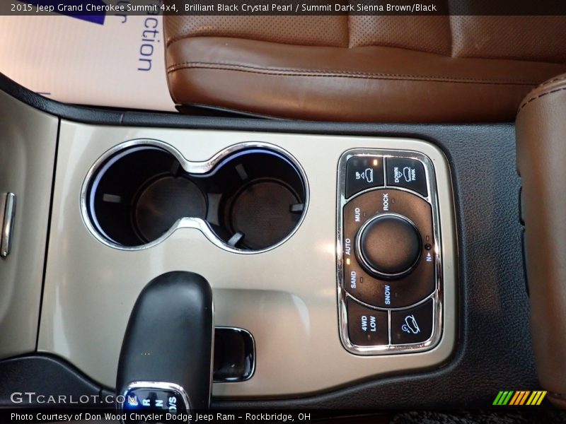Brilliant Black Crystal Pearl / Summit Dark Sienna Brown/Black 2015 Jeep Grand Cherokee Summit 4x4