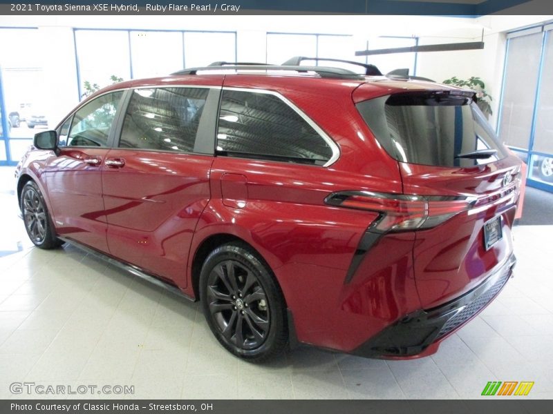 Ruby Flare Pearl / Gray 2021 Toyota Sienna XSE Hybrid