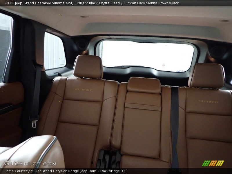 Brilliant Black Crystal Pearl / Summit Dark Sienna Brown/Black 2015 Jeep Grand Cherokee Summit 4x4