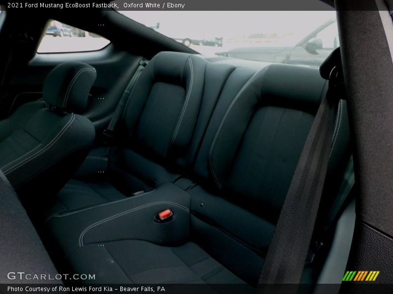 Oxford White / Ebony 2021 Ford Mustang EcoBoost Fastback