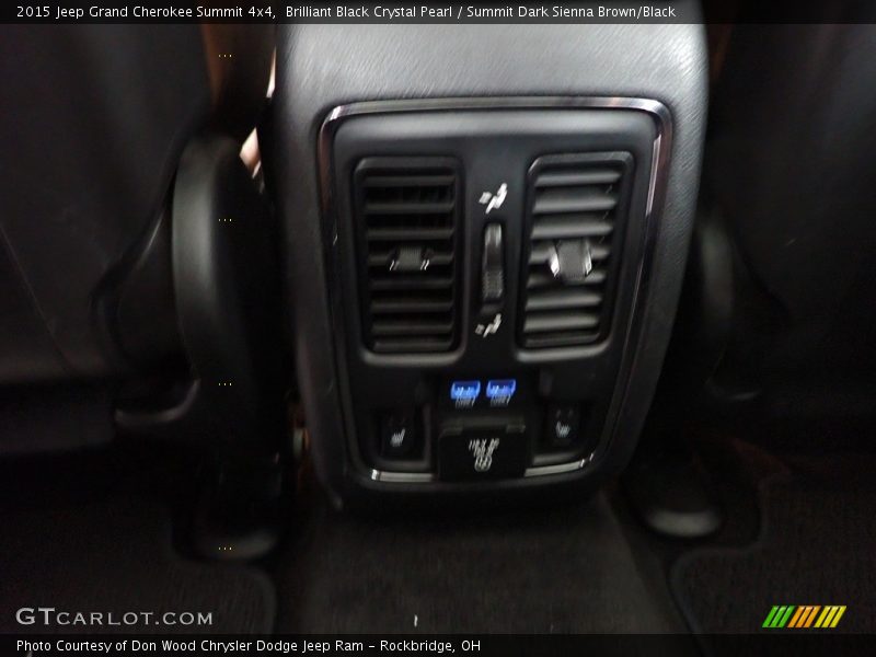 Brilliant Black Crystal Pearl / Summit Dark Sienna Brown/Black 2015 Jeep Grand Cherokee Summit 4x4