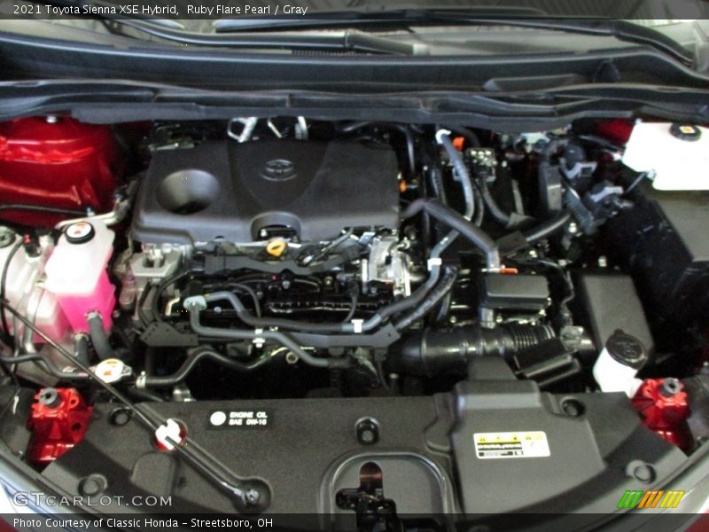 Ruby Flare Pearl / Gray 2021 Toyota Sienna XSE Hybrid
