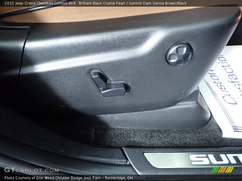 Brilliant Black Crystal Pearl / Summit Dark Sienna Brown/Black 2015 Jeep Grand Cherokee Summit 4x4