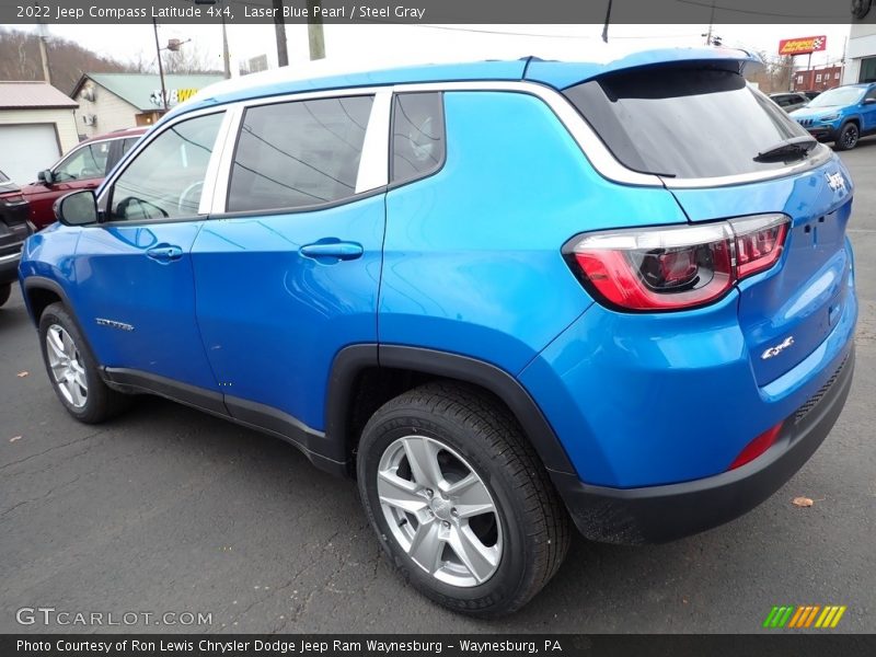 Laser Blue Pearl / Steel Gray 2022 Jeep Compass Latitude 4x4