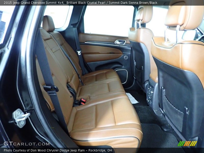Brilliant Black Crystal Pearl / Summit Dark Sienna Brown/Black 2015 Jeep Grand Cherokee Summit 4x4