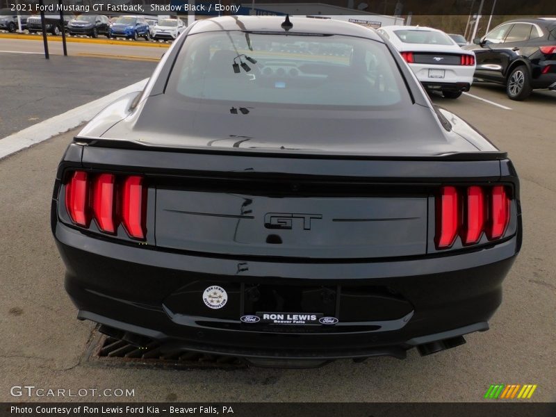 Shadow Black / Ebony 2021 Ford Mustang GT Fastback