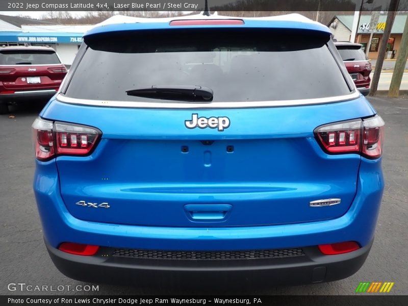 Laser Blue Pearl / Steel Gray 2022 Jeep Compass Latitude 4x4