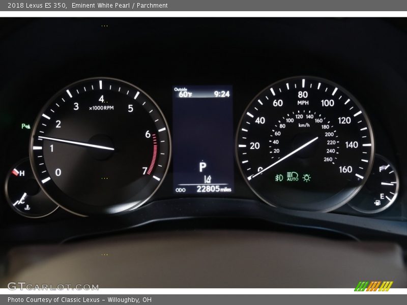 Eminent White Pearl / Parchment 2018 Lexus ES 350