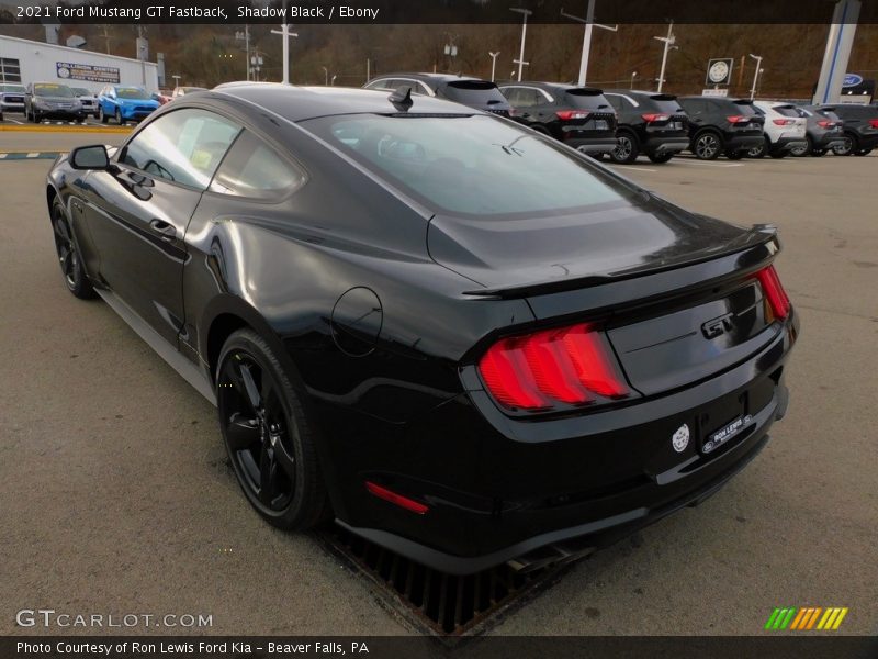 Shadow Black / Ebony 2021 Ford Mustang GT Fastback