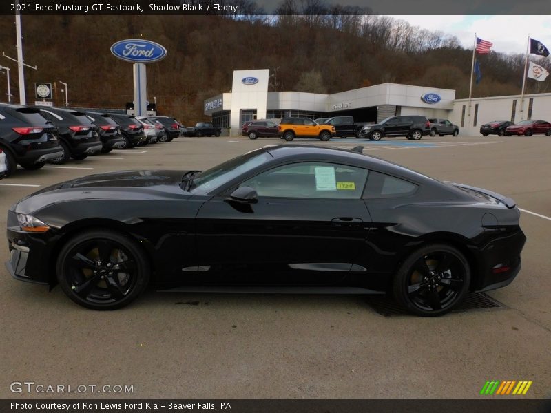 Shadow Black / Ebony 2021 Ford Mustang GT Fastback