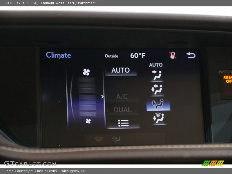 Eminent White Pearl / Parchment 2018 Lexus ES 350
