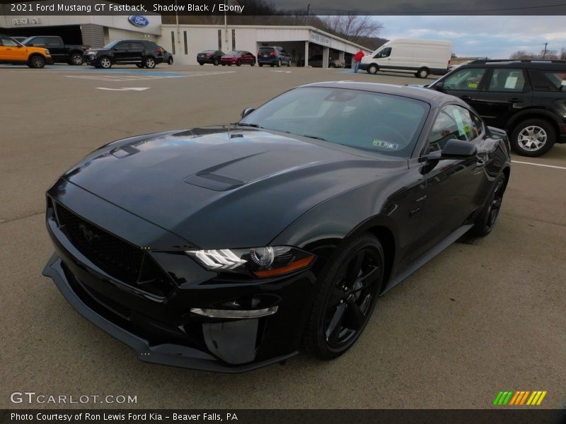 Shadow Black / Ebony 2021 Ford Mustang GT Fastback