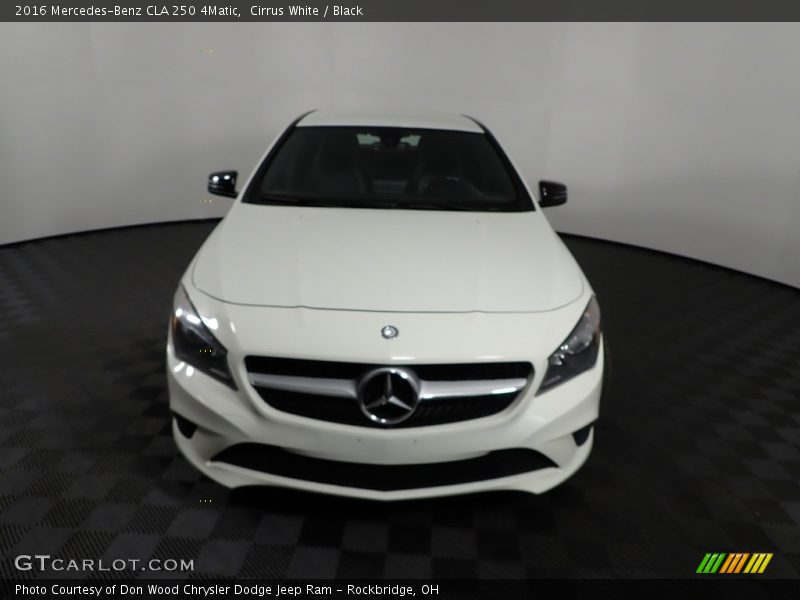 Cirrus White / Black 2016 Mercedes-Benz CLA 250 4Matic