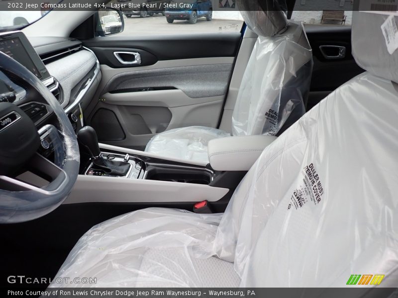 Laser Blue Pearl / Steel Gray 2022 Jeep Compass Latitude 4x4