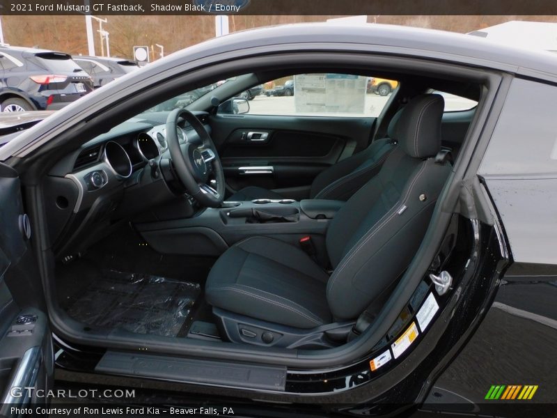  2021 Mustang GT Fastback Ebony Interior