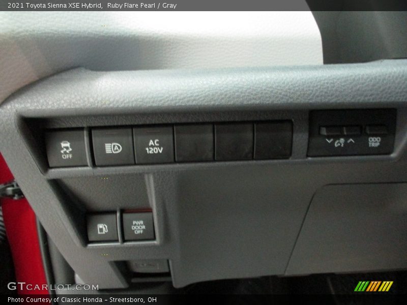 Ruby Flare Pearl / Gray 2021 Toyota Sienna XSE Hybrid