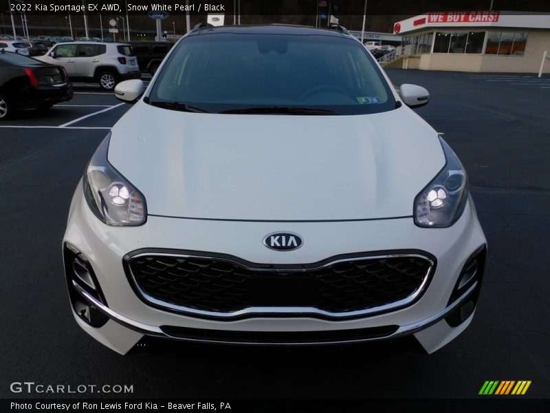 Snow White Pearl / Black 2022 Kia Sportage EX AWD