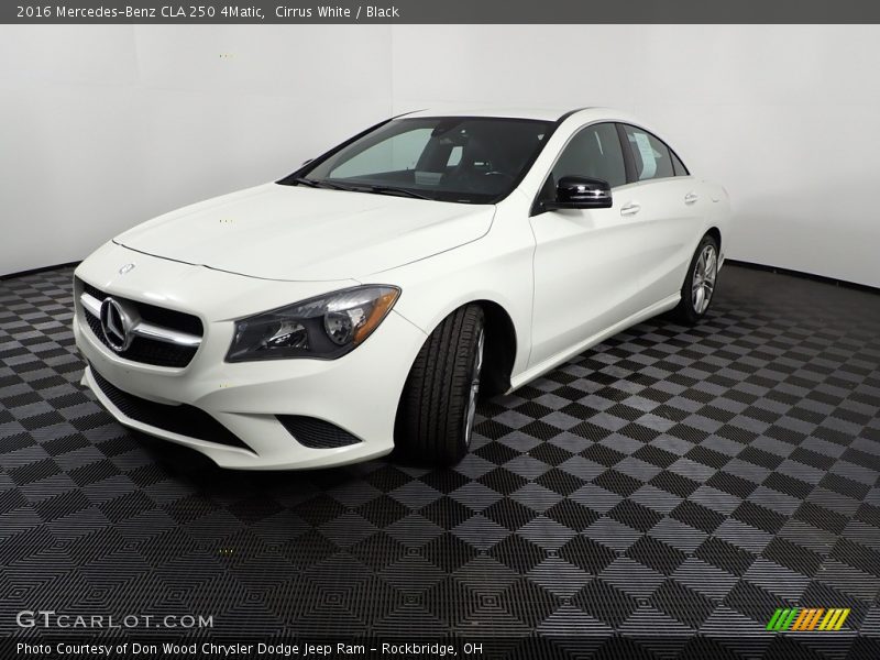 Cirrus White / Black 2016 Mercedes-Benz CLA 250 4Matic