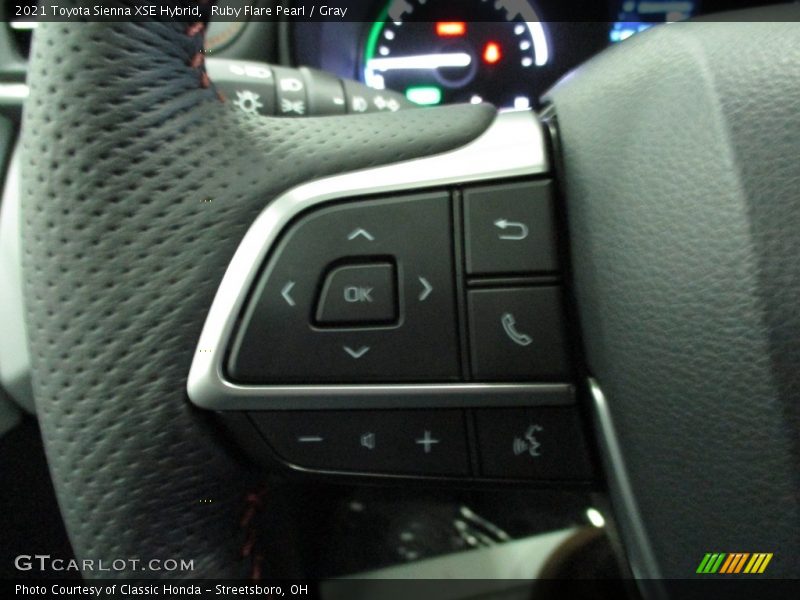Ruby Flare Pearl / Gray 2021 Toyota Sienna XSE Hybrid