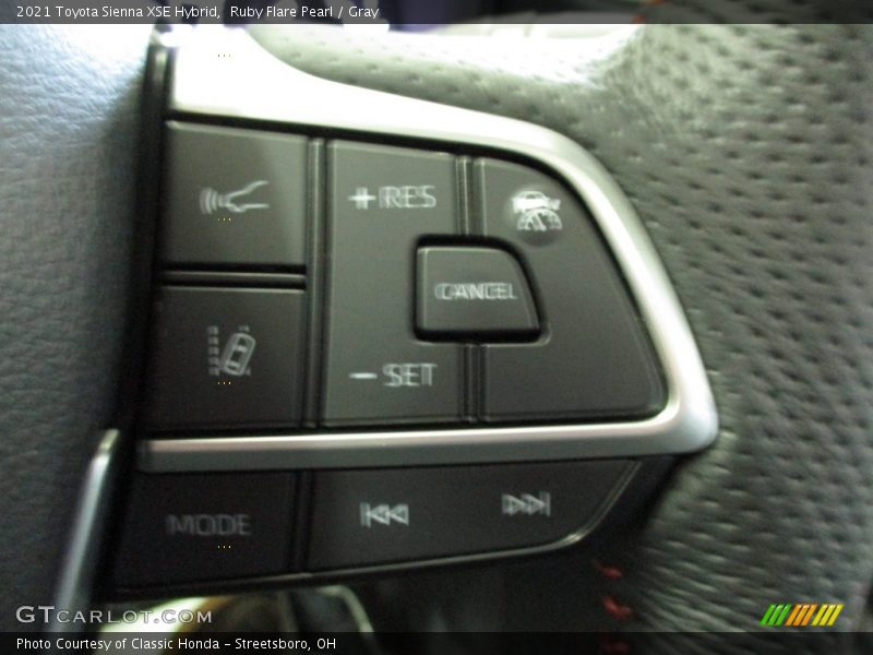 Ruby Flare Pearl / Gray 2021 Toyota Sienna XSE Hybrid