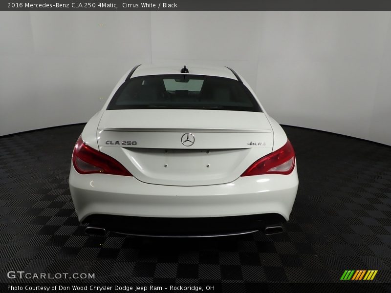 Cirrus White / Black 2016 Mercedes-Benz CLA 250 4Matic