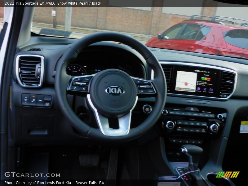 Snow White Pearl / Black 2022 Kia Sportage EX AWD