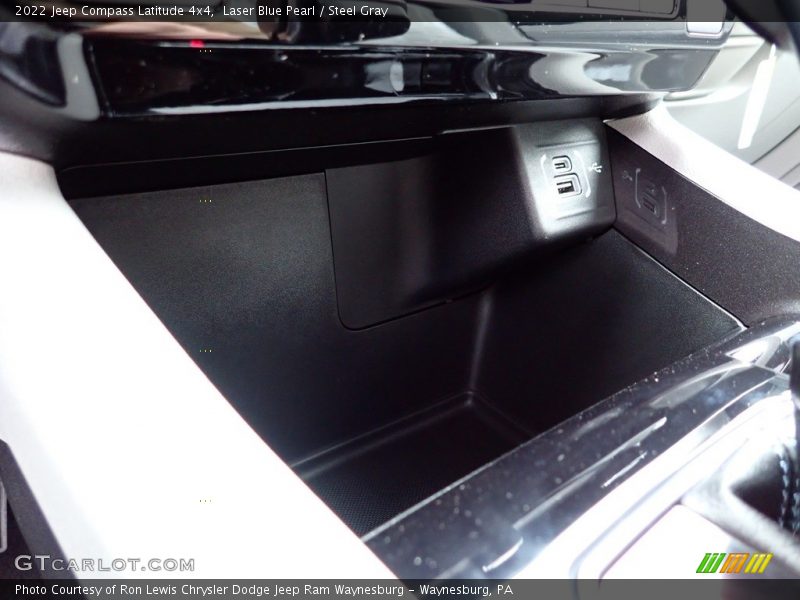Laser Blue Pearl / Steel Gray 2022 Jeep Compass Latitude 4x4