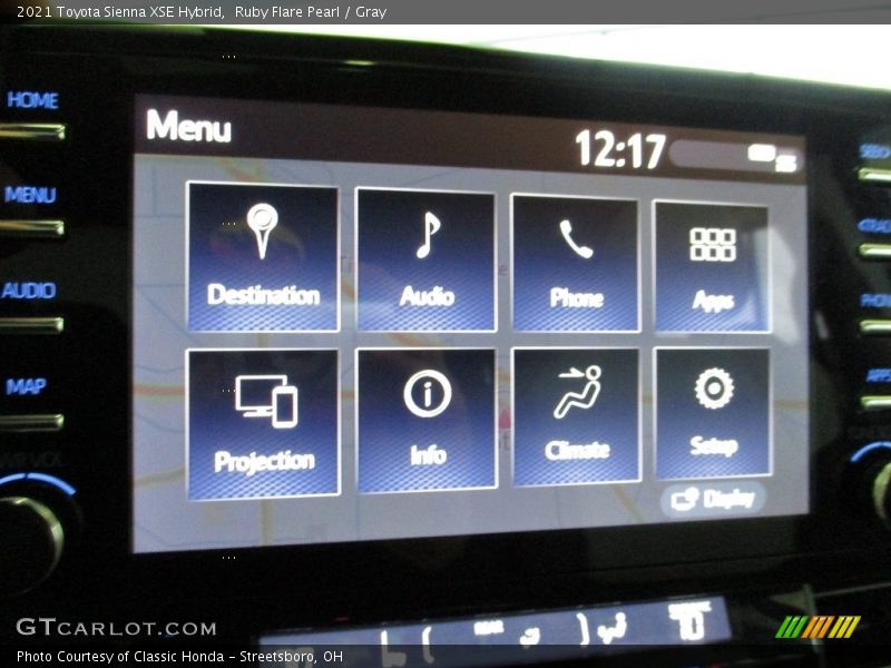 Ruby Flare Pearl / Gray 2021 Toyota Sienna XSE Hybrid