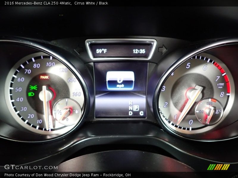 Cirrus White / Black 2016 Mercedes-Benz CLA 250 4Matic