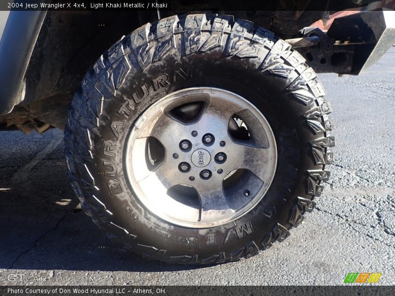 Light Khaki Metallic / Khaki 2004 Jeep Wrangler X 4x4