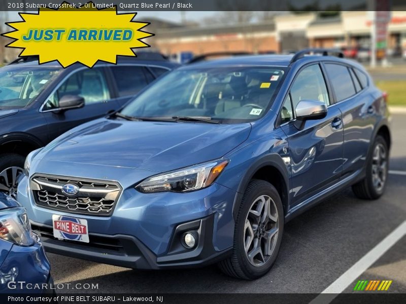 Quartz Blue Pearl / Black 2018 Subaru Crosstrek 2.0i Limited