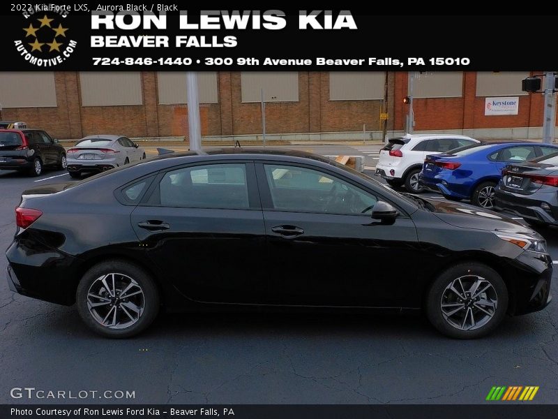 Aurora Black / Black 2022 Kia Forte LXS