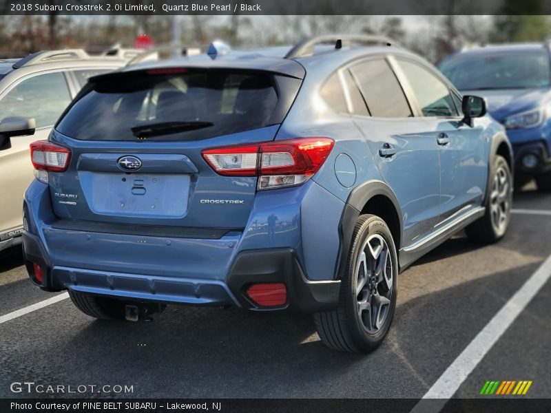 Quartz Blue Pearl / Black 2018 Subaru Crosstrek 2.0i Limited