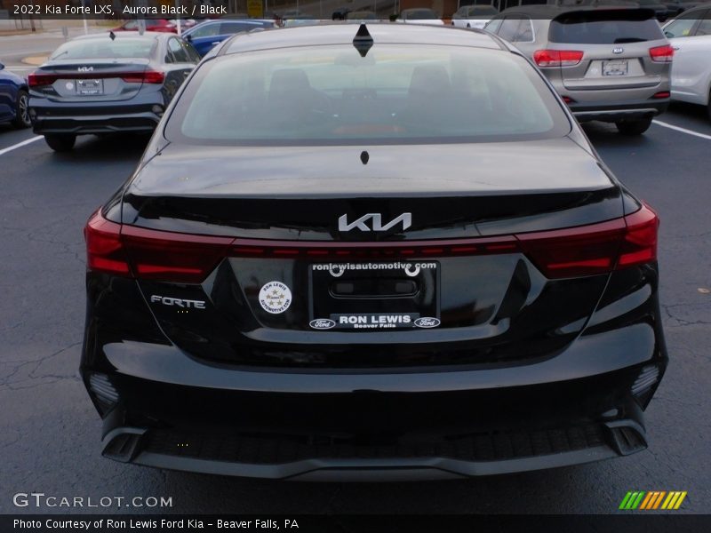 Aurora Black / Black 2022 Kia Forte LXS
