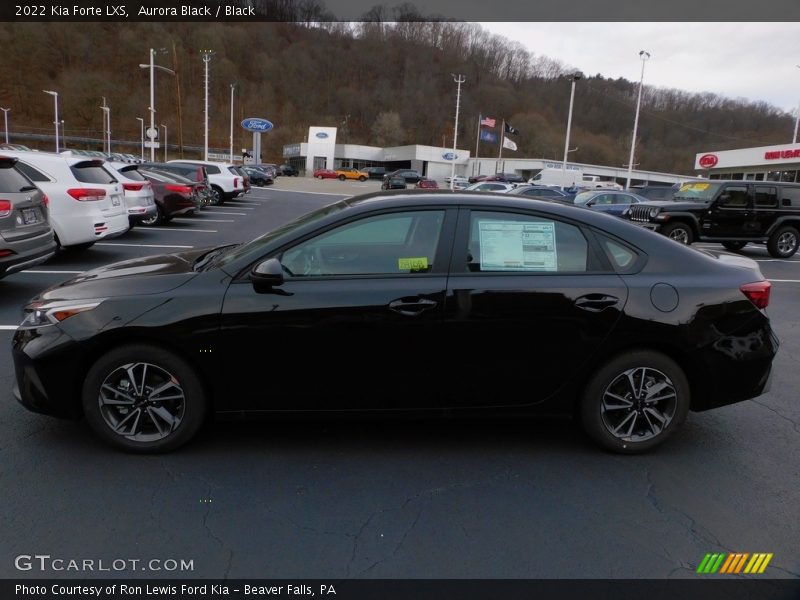 Aurora Black / Black 2022 Kia Forte LXS